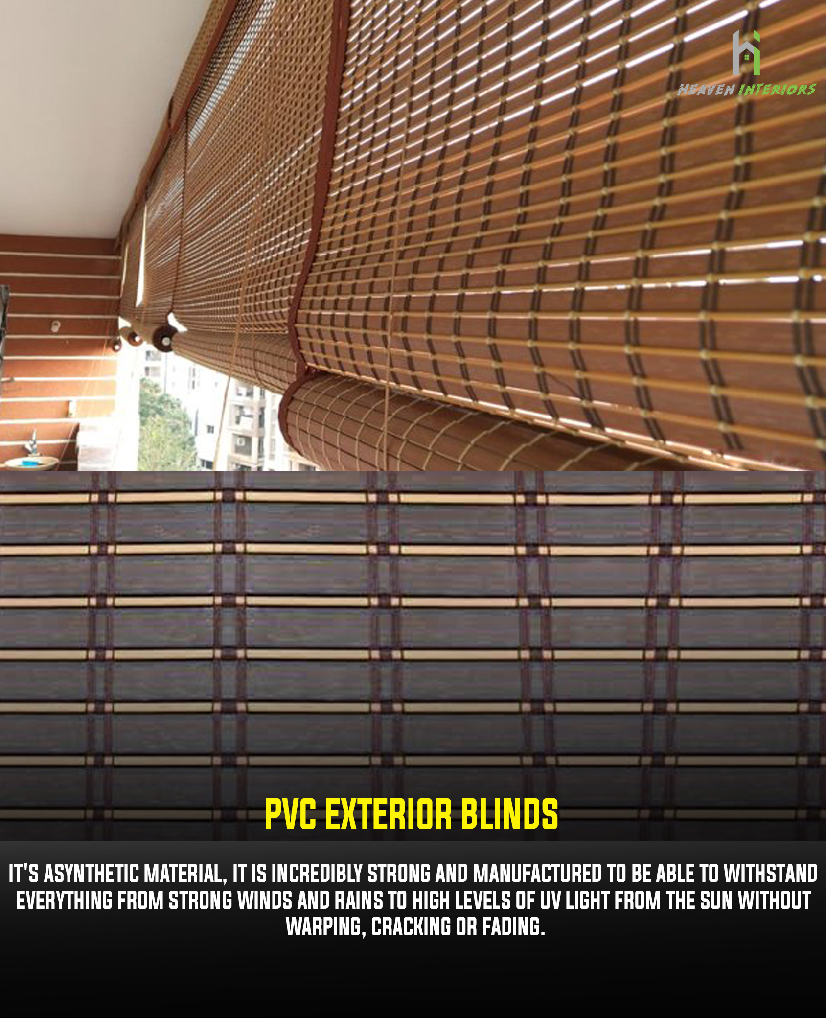 PVC Exterior blinds